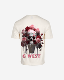 G West Mens Oversized Ice Cream Skull Tee
