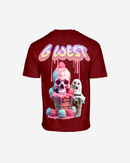 G West Mens Oversized Melting Ice Cream Tee