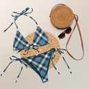 Cheeky Check String Bikini Set
