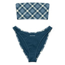 Cheeky Check Bandeau Bikini Set