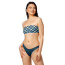 Cheeky Check Bandeau Bikini Set