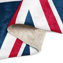 Union Jack Sherpa Blanket