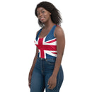 Union Jack Sleeveless Crop Top | British Flag