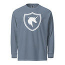 British Unicorn Shield | Garment-dyed Long-Sleeve Shirt