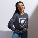 British Unicorn Shield | Garment-dyed Long-Sleeve Shirt