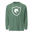 British Unicorn Shield | Garment-dyed Long-Sleeve Shirt