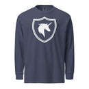 British Unicorn Shield | Garment-dyed Long-Sleeve Shirt