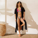 Union Jack String Bikini Top | Red and Blue Strings | Removable Padding