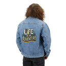 Rugged Denim Adventure Jacket - Classic Style - DipaliZ
