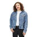 Rugged Denim Adventure Jacket - Classic Style - DipaliZ