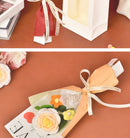 Rose Crochet Bouquet with Gift Bag for Valentines Day Mothers Day