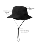 Black Bucket Hat