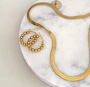 OLIVIA GOLD SNAKE CHAIN NECKLACE