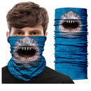 Summer Animal Bandana Neck Gaiter Tube Scarf Buff Party Halloween Half Mask Face Shield Sport Headband Balaclava Seamless Magic Head Scarf Breathable Bandana Turban Outdoor Hiking Quick-Dry Sweat Absorbing Scarves Multifunction Beanie Hat